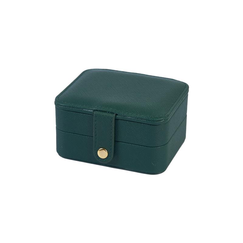 Mini Exquisite Jewelry Storage Box with Mirror for Earrings, Rings, Bracelets, & Ornaments