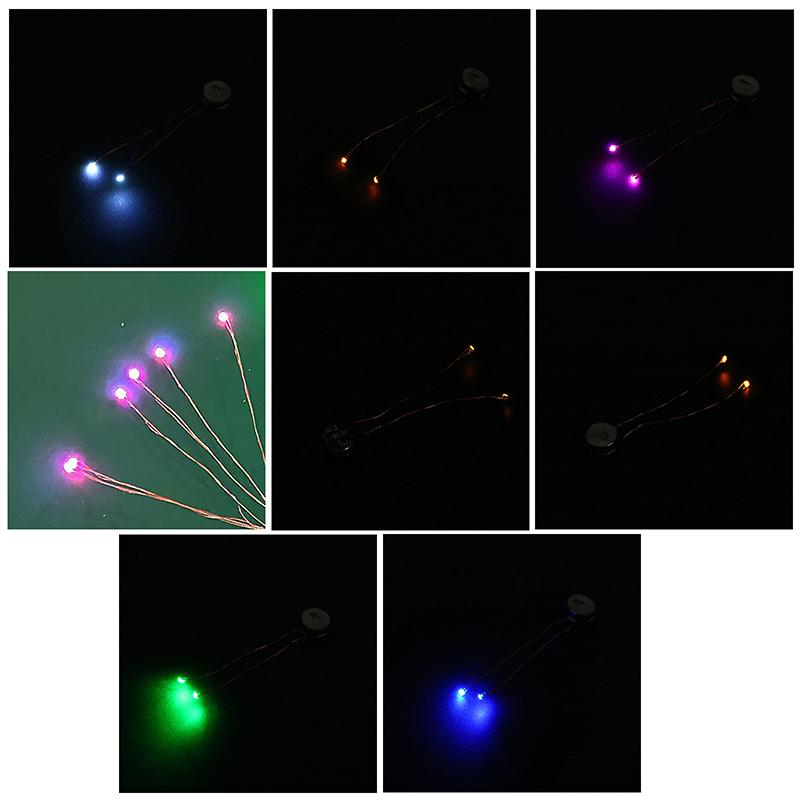 Wired 5Cm Magnetic Control Lamp Led Magnetron Light Model With Magnet Battery Diy Car Toys Lighting Diorama Materials Robots