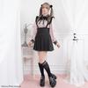 Dear My Love Bolero Yoke Lace Ribbon Landmine Pink Women's Blouse, Mass-Produced, Style, Yumetenbo,