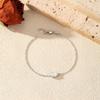 MODIAN 1CT Oval Moissanite Bracelet 925 Silver Trendy Temperament Link Chain Bracelet For Women Fine Jewelry