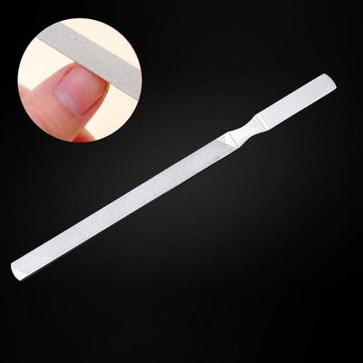 1 pz Nuovo Professionale Multifunzione Lime per Unghie Scrub In Acciaio Inox Per La Rimozione Della Pelle Morta Pala Na