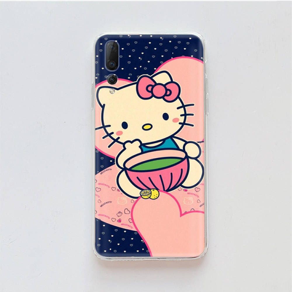 Transparent Case for Samsung A04 A14 A23 M33 M53 Realme 10 9 C35 C55 VIVO X80 Infinix Hot 30 Note 11 Tecno Spark 8P Pro L-19 Hello Kitty