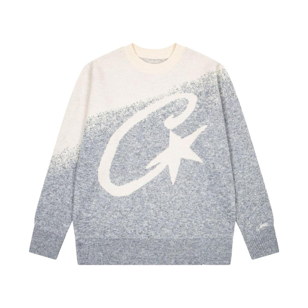 Corteiz Trendy Woolen Zipper Cardigan - American Retro Street Hip Hop Unisex Jacket