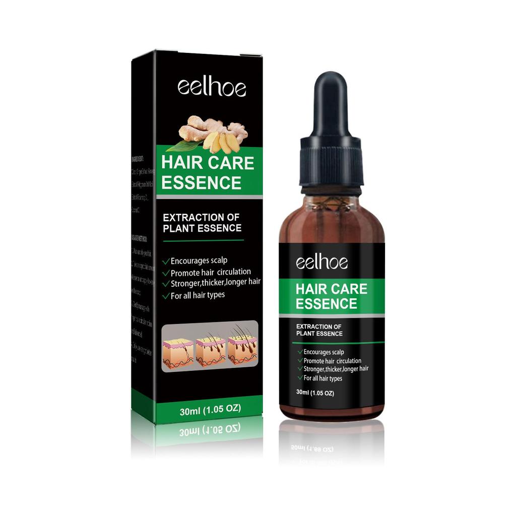 EELHOE Ginger Hair Growth Serum (30ml) - Anti-Hair Loss, Healthy Beauty, Hair Care Oil, Hair Thickening Growth Essence