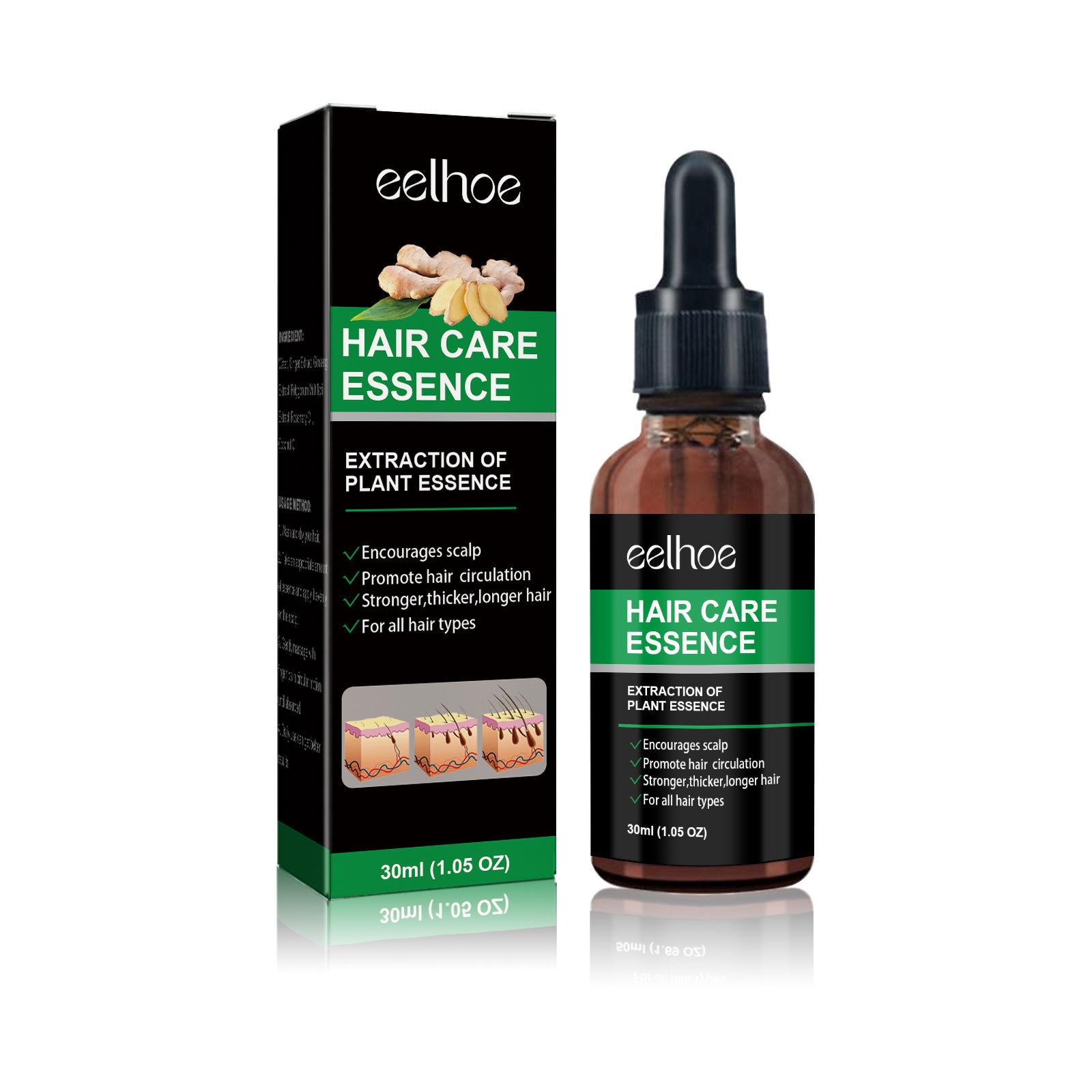 

EELHOE Сыворотка для роста волос с имбирем (30мл) - Против выпадения волос, Здоровая красота, Масло для ухода за волосами, Эссенция для роста и утолщения волос