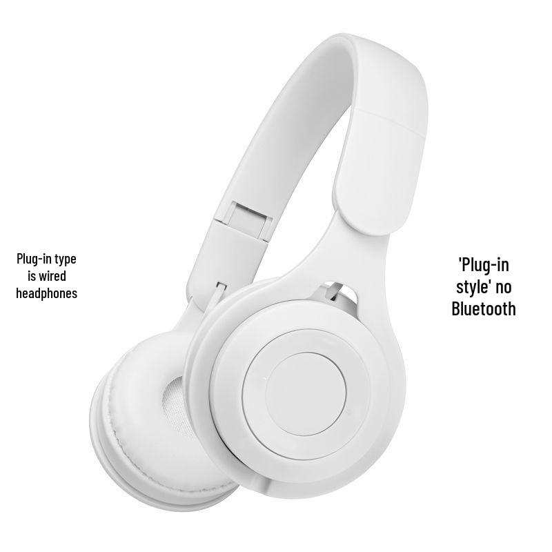 Macaron Sports Folding Over-Ear Wired Headphones - Gaming & Mobile Gift