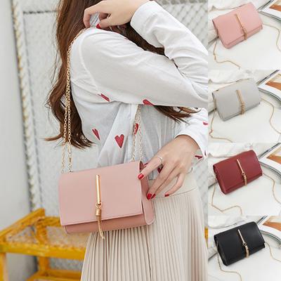 Fashion Lady Shoulders Tassel Package Letter Purse Mobile Phone Messenger Bag
