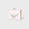 CRINKLE TRIANGLE FRAME WALLET - BLOSSOM