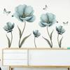 Creative Flower Wall Stickers for Living Room Bedroom Wall Decoration Self-adhesive Wall Decals for Kitchen Wallpapers for Home