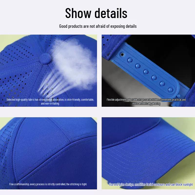 Premium Quick-Dry Unisex Running Cap with Custom Logo & Sun Protection