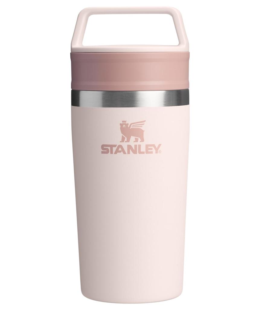 Stanley 1913 Cafe To Go Vacuum Mug 0.35L Rose Quartz - Insulated Stainless Steel Mug Tumbler for Coffee, Gift, Dishwasher Safe, Warranty (Genuine Japa