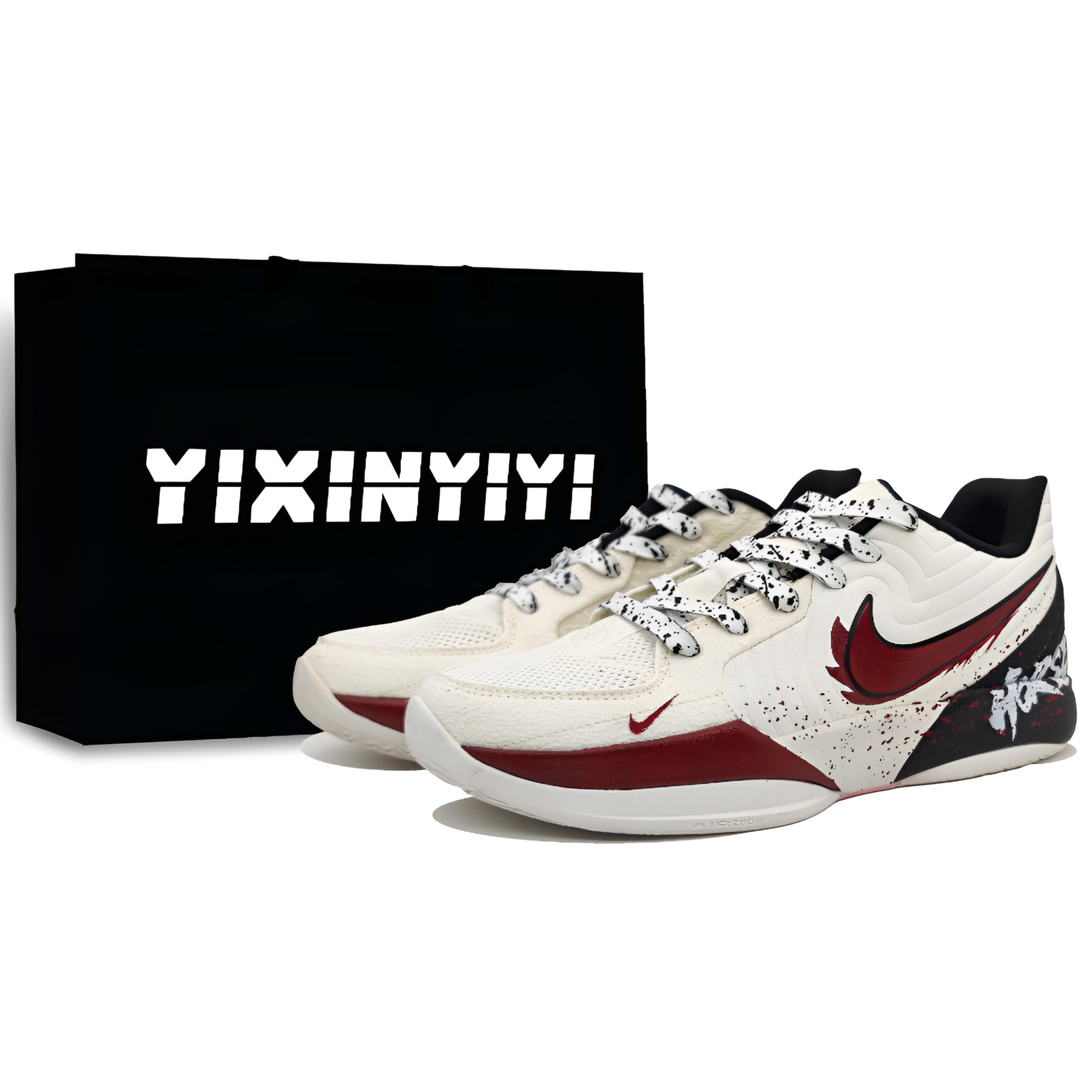 

Nike Ja Morant 2 Abrasion Resistant Slip Resistant Low top Basketball Shoes Unisex Mane Horse Red FD7327-100(Team400-) 42