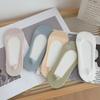 Ice Silk Women's Non-Slip No Show Boat Socks - Thin Summer Cotton Sole, Low Cut & Invisible