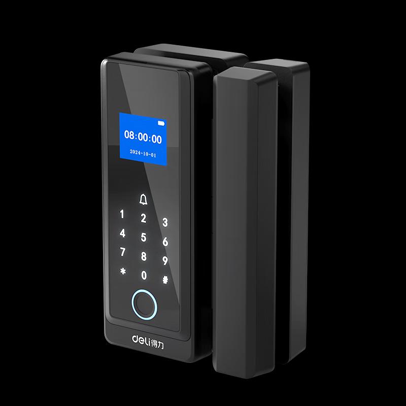 Deli AL210 Smart Fingerprint Attendance Glass Door Lock