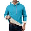Men's Casual Long-Sleeve Fleece Hoodie With Pockets