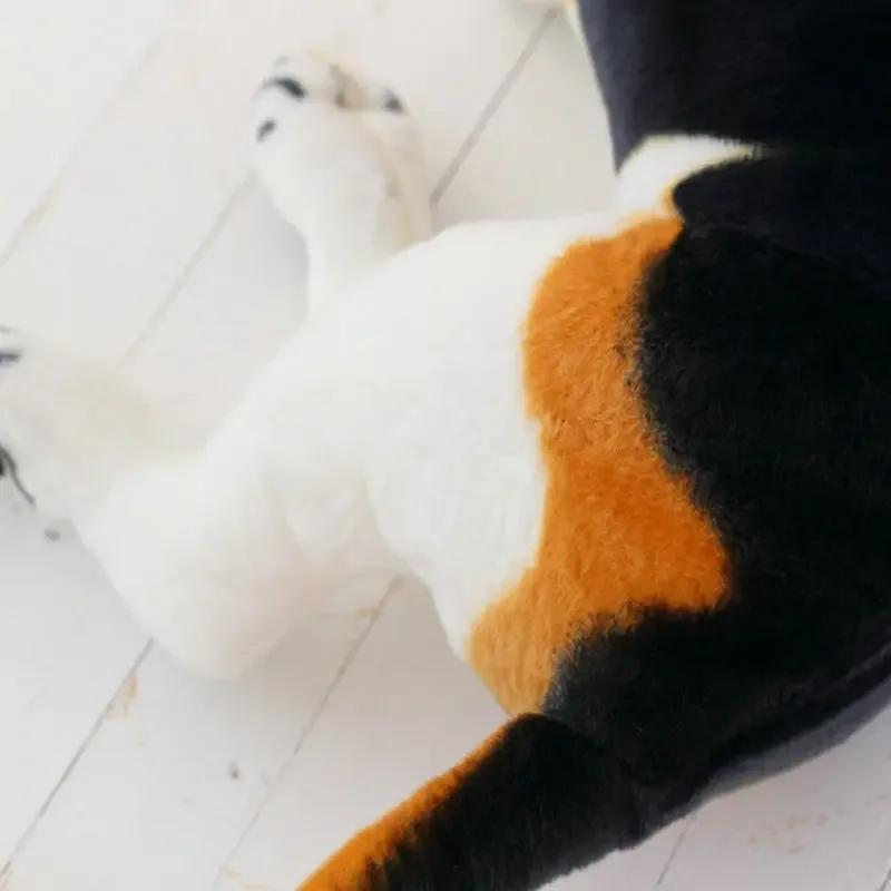 Simulation Standing Dog Plush Doll Huge Soft Stuffed Animal Toy Kids Birthday Present Bedroom Decor Comfort Play Toy For Kids