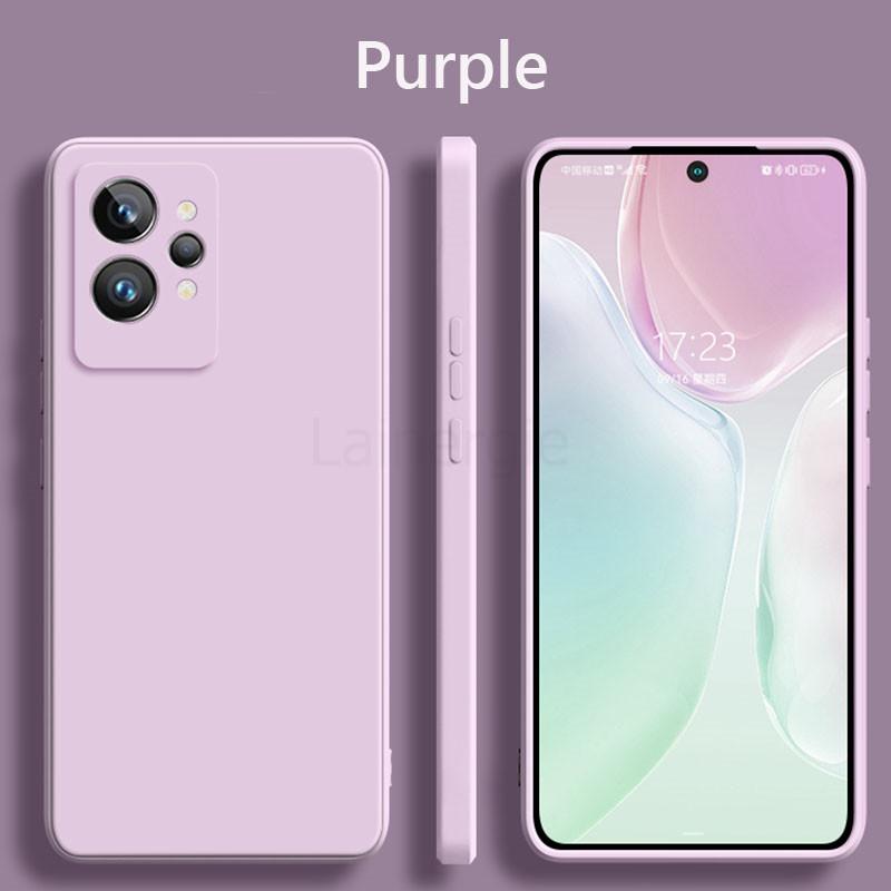 For Realme GT2 Pro Case Liquid Silicone Soft Matte Camera Protection Cover On For OPPO Realme GT2 GT 2 GT2Pro Phone Cases
