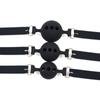 SM Gag with Mouth Mouth Gag SM Captive Slave Ball, Silicone, Hole, Plug, Ball, Goods, Restraint, Cosplay, Play, (M-4.5cm Gag)