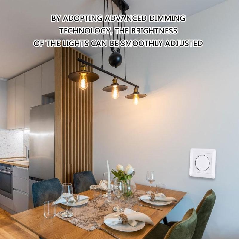 User Friendly Adjustable Lighting Dimmer Quiet Operate Energy Efficient Lighting Dimmer switches for Various Environment