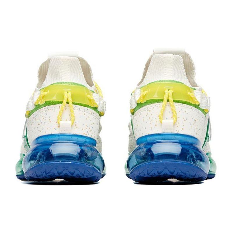 Anta Low Top Air Cushion Running Shoes Mens White Green 112025530-4