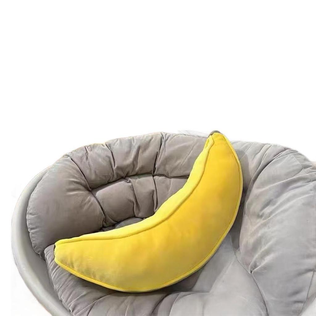 Ins Simulated Banana Throw Pillow Plush Doll Student Dormitory Bed Cushion Sleeping Long Pillow Soft Bag Pillow Floating