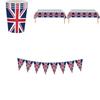 British Flag Party Supplies Set Commemorate The Platinum Jubilee 2022 With This Valuable Multi-functional Kit!