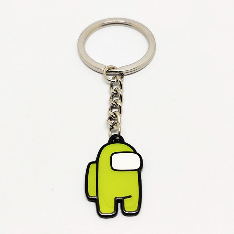 Keyrings Crewmate Car Keychains Schoolbag Buckles Xmas Kids Fans Gift