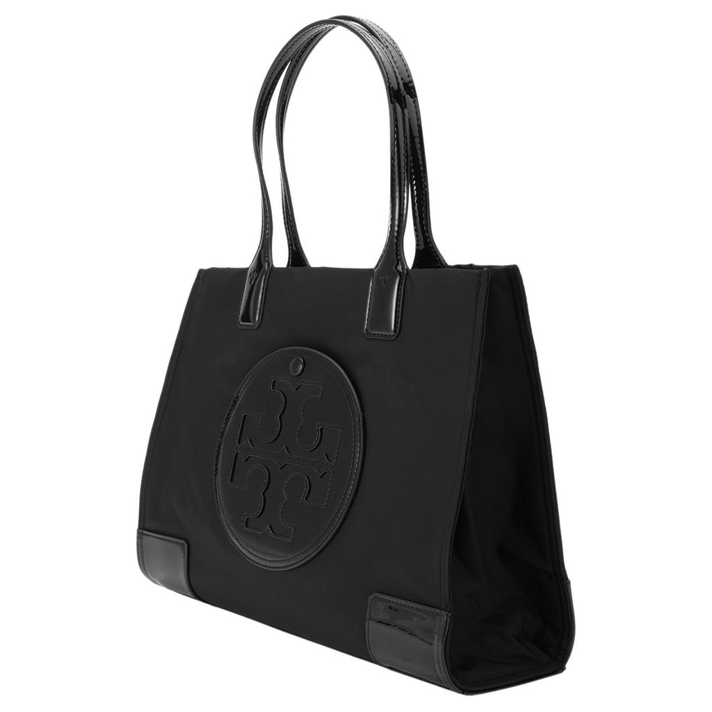 Tory Burch Ella Stylish Double T Logo Tote Bag Women tote bags Black 90482-001