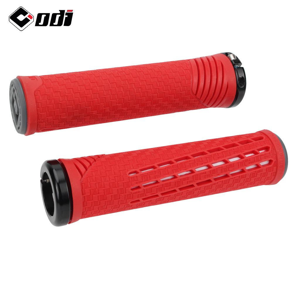 ODI Lock on Bike Grips Carbon Fiber Silicone Lightweight Bike Grips Non-slip Shock Absorption Comfortable Grip Bicycle Accessory