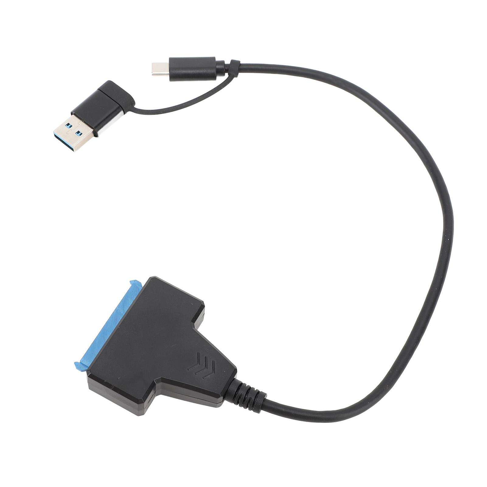 

Кабель-адаптер USB3.1 Type C A - SATA Быстрый доступ Поддержка UASP Питание от USB USB 3.1 на 2,5 дюйма