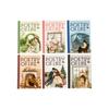 20-Piece Retro Women's Daily Life Sticker Book, Cozy Home & Café Motifs, Self-Adhesive for DIY Crafts