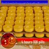 108-Piece Smokeless Ghee Lamp Set for 4-Hour Temple Offerings To Buddha, Lotus Design, Everlasting Su Oil Candle
