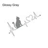 Universal Car Body Vinyl Sticker Cat Electrocardiogram Graphics Decal DIY Style Auto Window Hood Tail Tuning Accessories