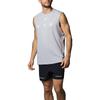 Under Armour Project Rock Show Your Work Letter Print Crew Neck Sleeveless Tank Top Men Tops Gray 1385939-011