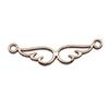 Feather Charm Angle Connectors For Bohemian Style Jewelry Vintage Pendants