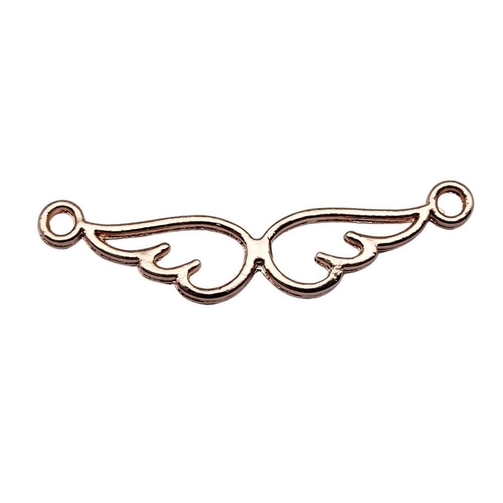Feather Charm Angle Connectors For Bohemian Style Jewelry Vintage Pendants