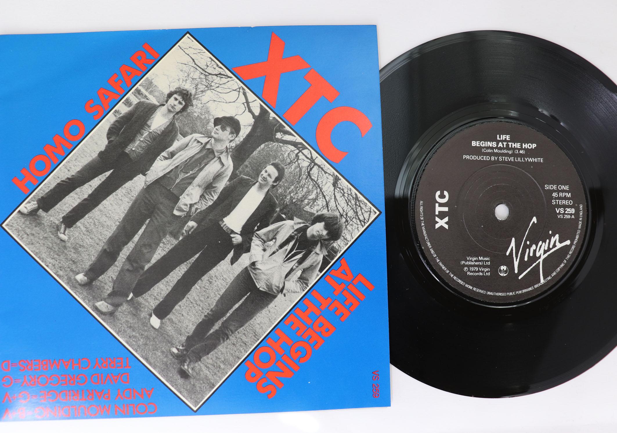 

7inch Record XTC - Life Begins At The Hop VS259 Virgin 1979 UK Rock Used
