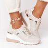 New Large Size Casual Single Shoes Women's Summer Platform Wedge Heel Casual Shoes Strap Sneakers