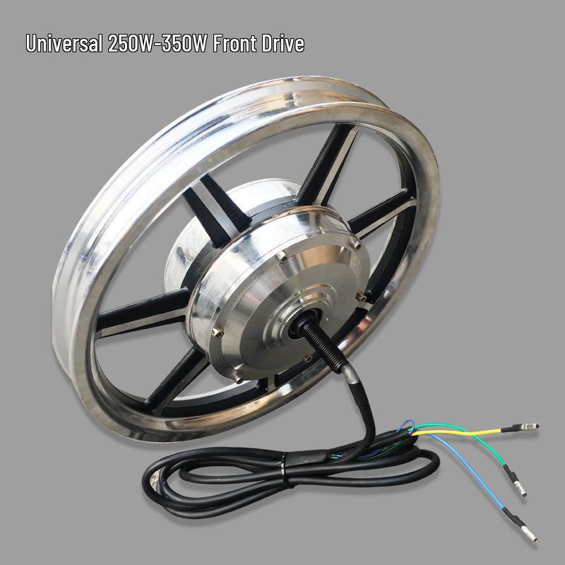 14-Inch Folding Electric Bike, Brushless Geared Motor, 36V/48V, 500W/350W, Dual Hub Drive