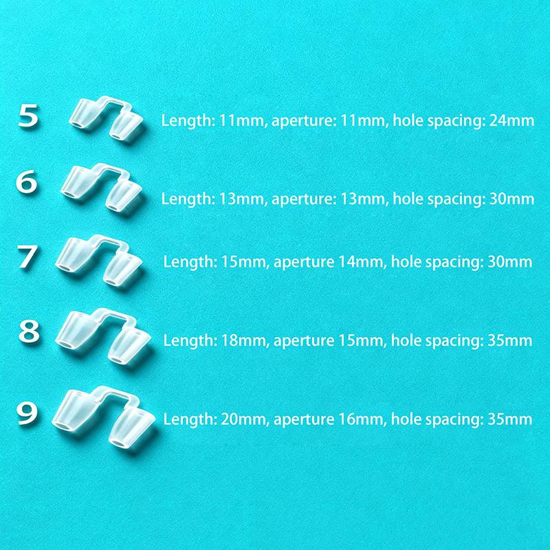 Postoperative Rhinoplasty Nostril Support Silicone Shaping Crooked Nose Correction Fixator Silica Gel Nose Clip Nasal Wing Beaut