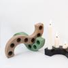 S Shaped Candlestick Concrete Silicone Mold DIY Handmade Candle Holder Vase Bracket Casting Mould Resin Gypsum Mold Home Decor