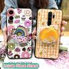 Fashion Design Dirt-resistant Phone Case For Samsung Galaxy A07 Glitter Soft Case Rotatable Stand Skin Feel Silicone TPU
