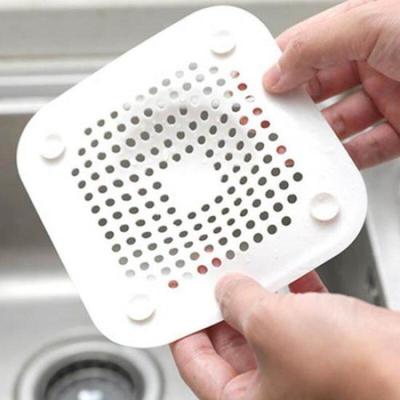 1 x Filet de vidange moderne en silicone blanc