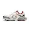 Li Ning Xingji Cushioning Abrasion Resistant Breathable Low Top Chunky Sneakers Women's White Gray AGCW088-5