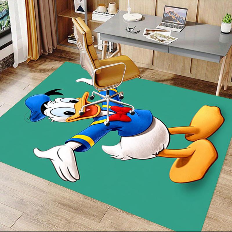 Donald Duck Adventure Carpet For Playroom Bedroom Living Room Sofa Home Decorkids Game Area Rug Nonslip Floor Mat