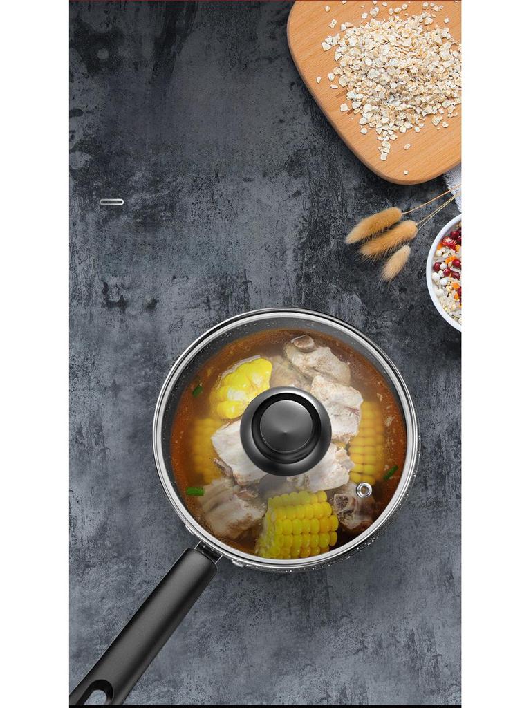 Μικρή Αντικολλητική Κατσαρόλα Yukihira από Πέτρα Maifan για Βρεφική Τροφή, Σούπα, Γάλα και Νουντλς για Φοιτητική Εστία