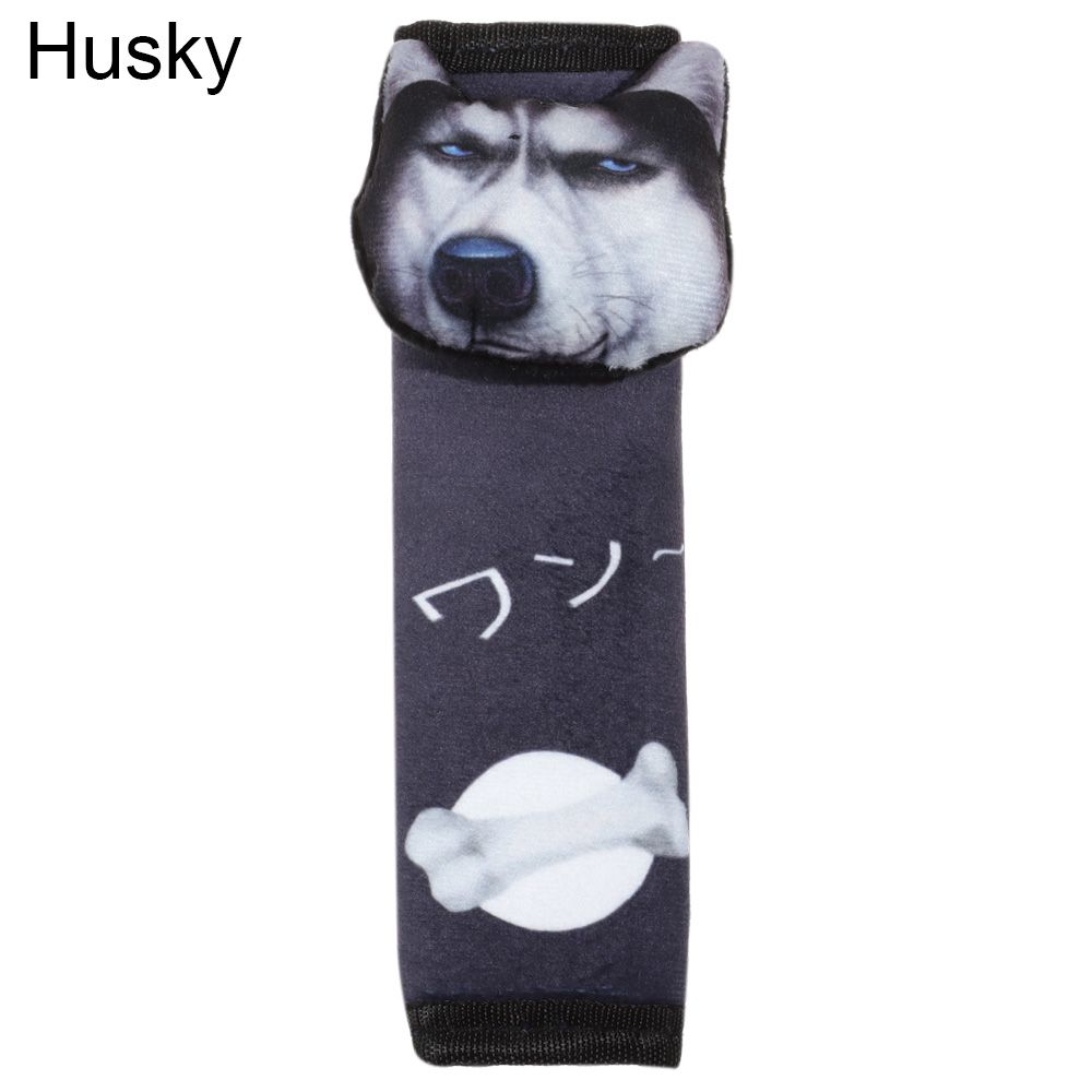 Lovely Flannel Three-Dimensional Car Shoulder Guard Cartoon Shoulder Strap Safety Belt Protector