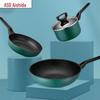 Mint Green 3-Piece Non-Stick Cookware Set