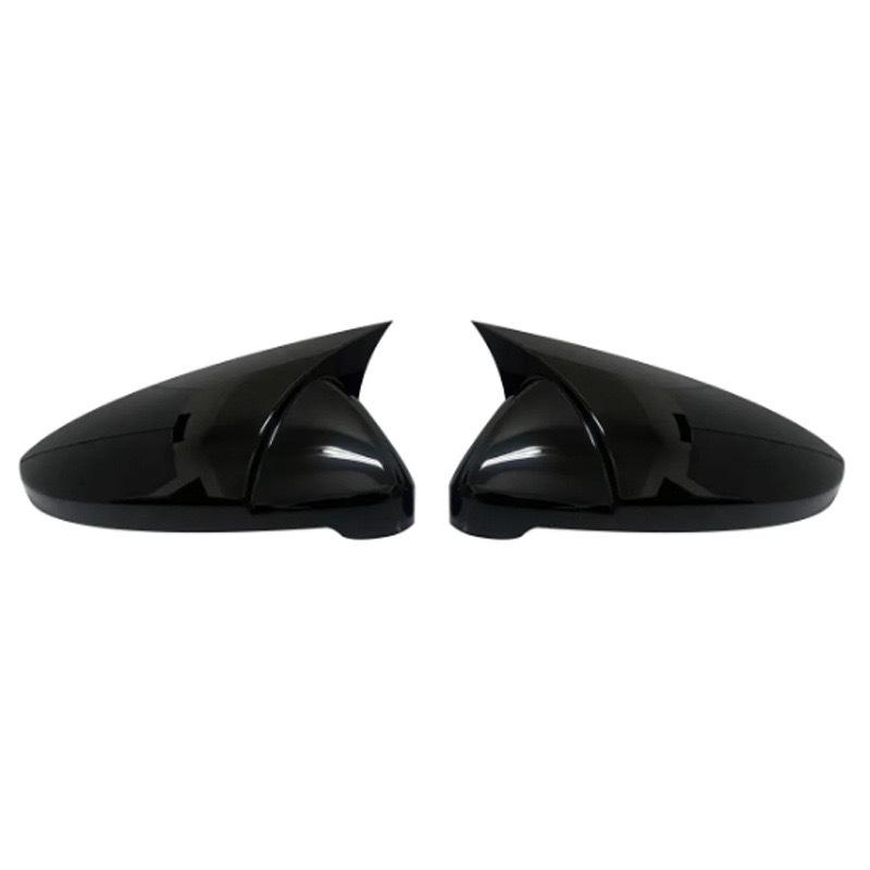 Fit For VW Fit For Volkswagen Jetta Rearview Side Mirror Cover Wing Cap Rear View Case Trim Carbon Fiber
