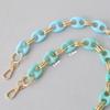 New Fashion Woman Bag Accessory Detachable Candy Matte Acrylic Chain Cute Acrylic Luxury Strap Women Bag Shoulder Handle Chain